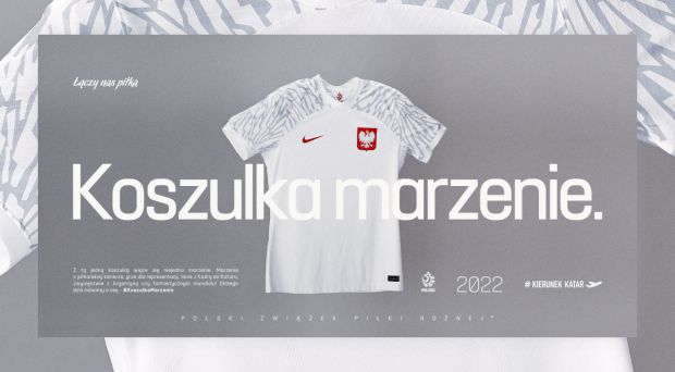 Jedna koszulka – niejedno marzenie! Nowe stroje reprezentacji Polski na mundial w Katarze 