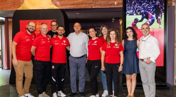 Pracownicy PZPN z wizytą w Hiszpanii w ramach programu Erasmus+ Sport