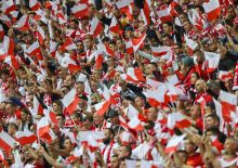 Asystent kibica na mecz Polska – Bośnia i Hercegowina