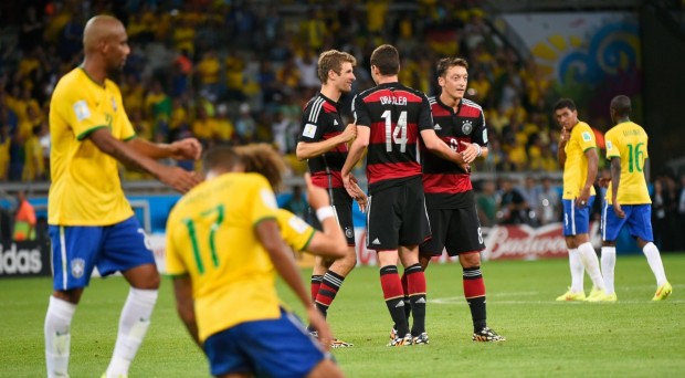 Brazil was served a cold Crypirinha, Germany in the final!