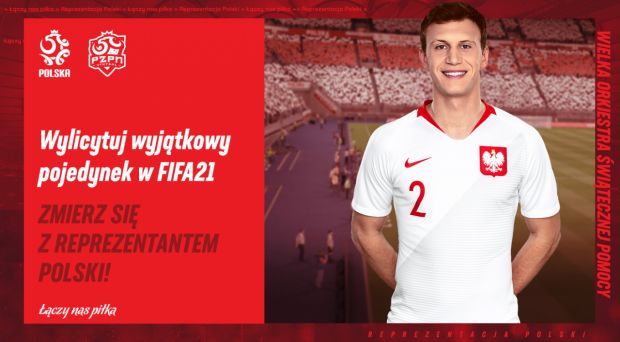 Wylicytuj wyjątkowy pojedynek w FIFA21 i zmierz się z reprezentantem Polski!
